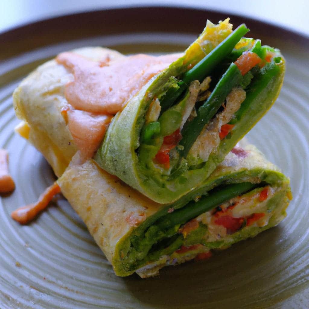 home 2 Effortless Veggie Omelette Roll